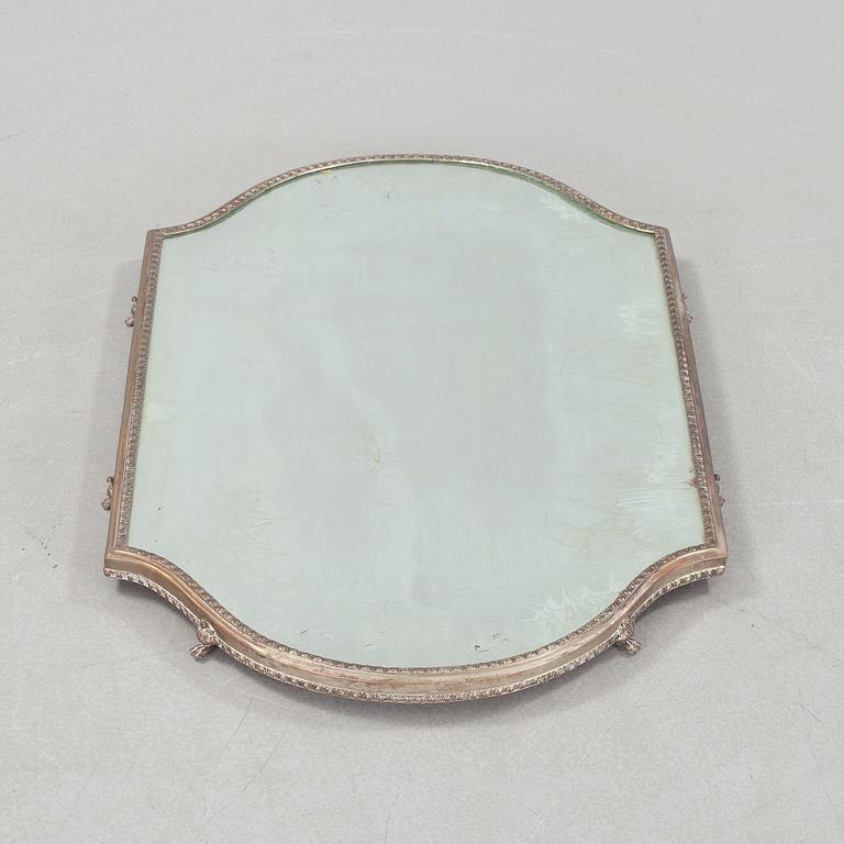 An 800 silver table mirror from Austria, first half of the 20th century.