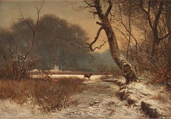 Carl Trägårdh, Winter landscape.