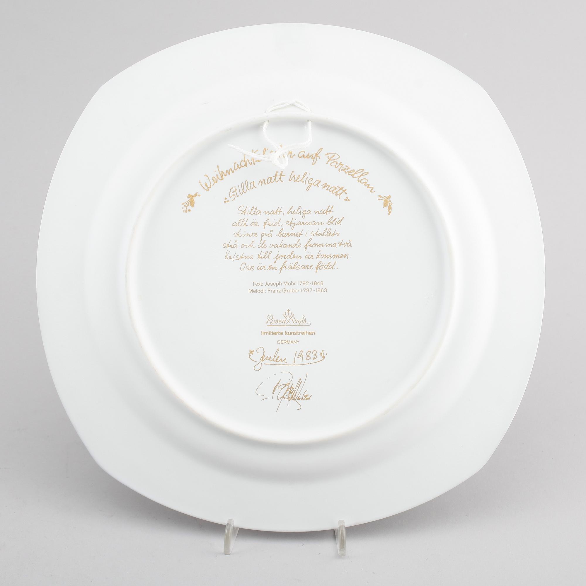 JULTALLRIKAR, 13 st (12+1), porslin, Björn Wiinblad, Rosenthal.