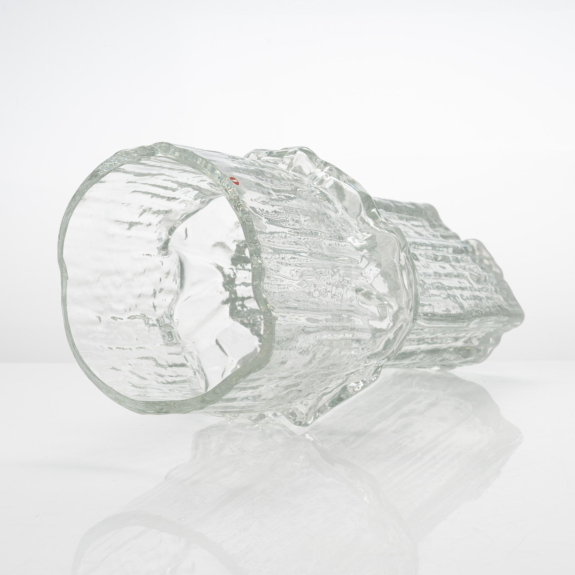 Tapio Wirkkala,  vas, glas, "Alpina", signerad Tapio Wirkkala 3546. Iittala, 1967-74.
