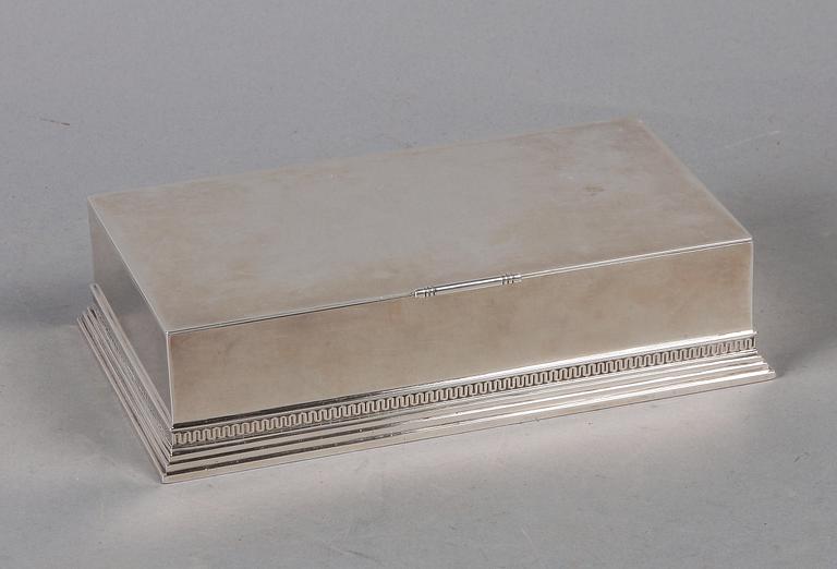 CIGARRSKRIN, silver, Atelier Borgila Stockholm 1934.