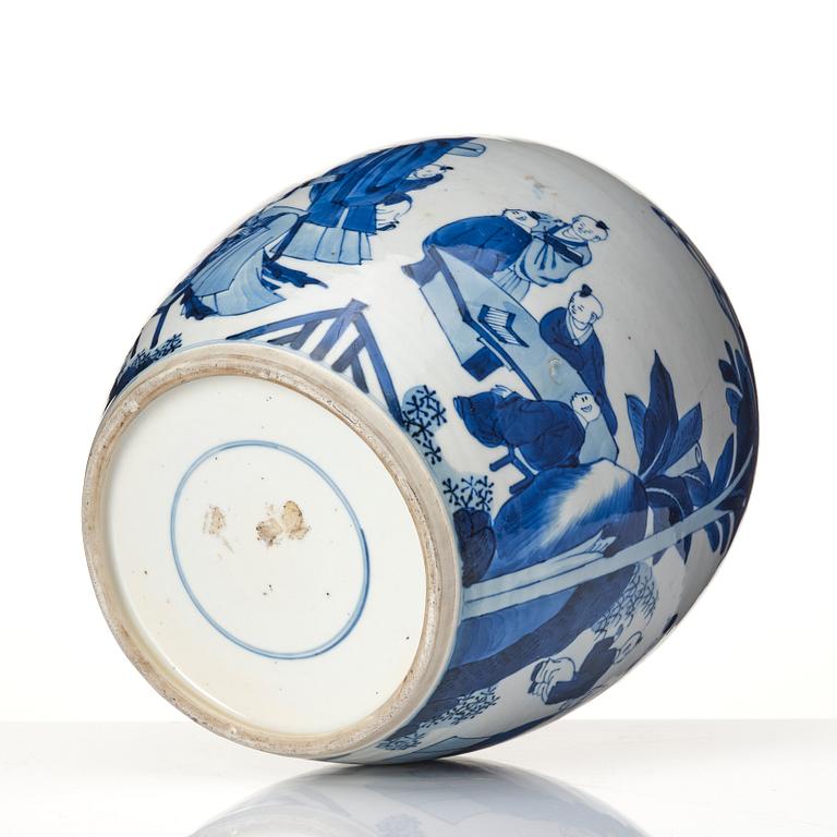 Bojan, porslin. Qingdynastin, Kangxi (1662-1722).