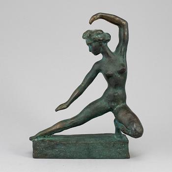 SIGGE BERGGREN, bronze sculpture of a dancer.