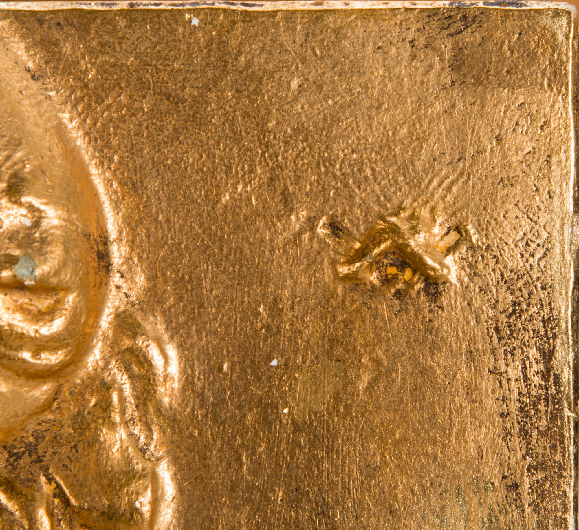 WÄINÖ AALTONEN, A gilt plaster relief, signad and dated 1936.