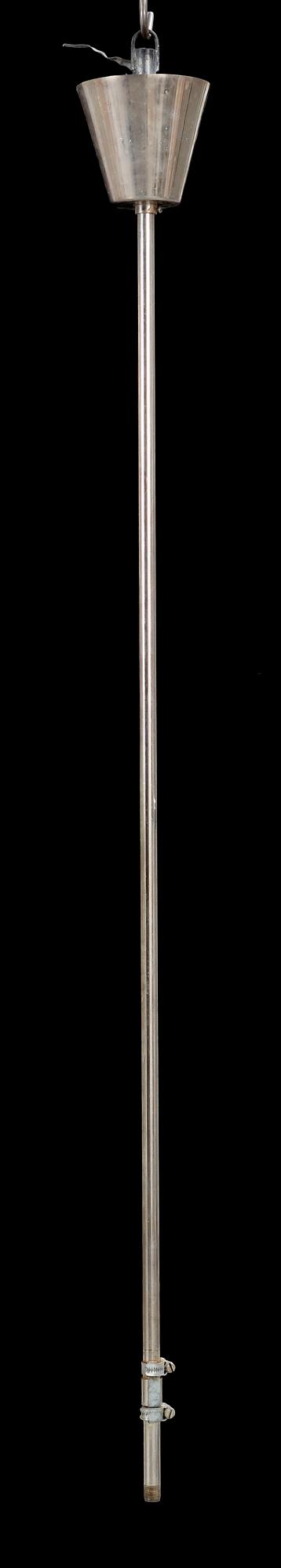 TAKLAMPA, glas, Orrefors, Fagerhult, 1900-talets mitt. H 85.