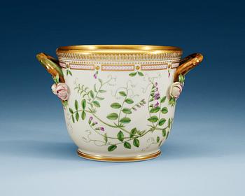 1379. A Royal Copenhagen 'Flora Danica' wine cooler/cache pot, Denmark, 20th Century.