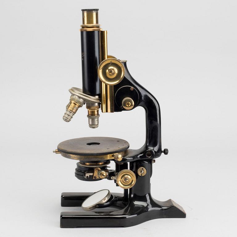 a Reichert  microscope, 20th century,