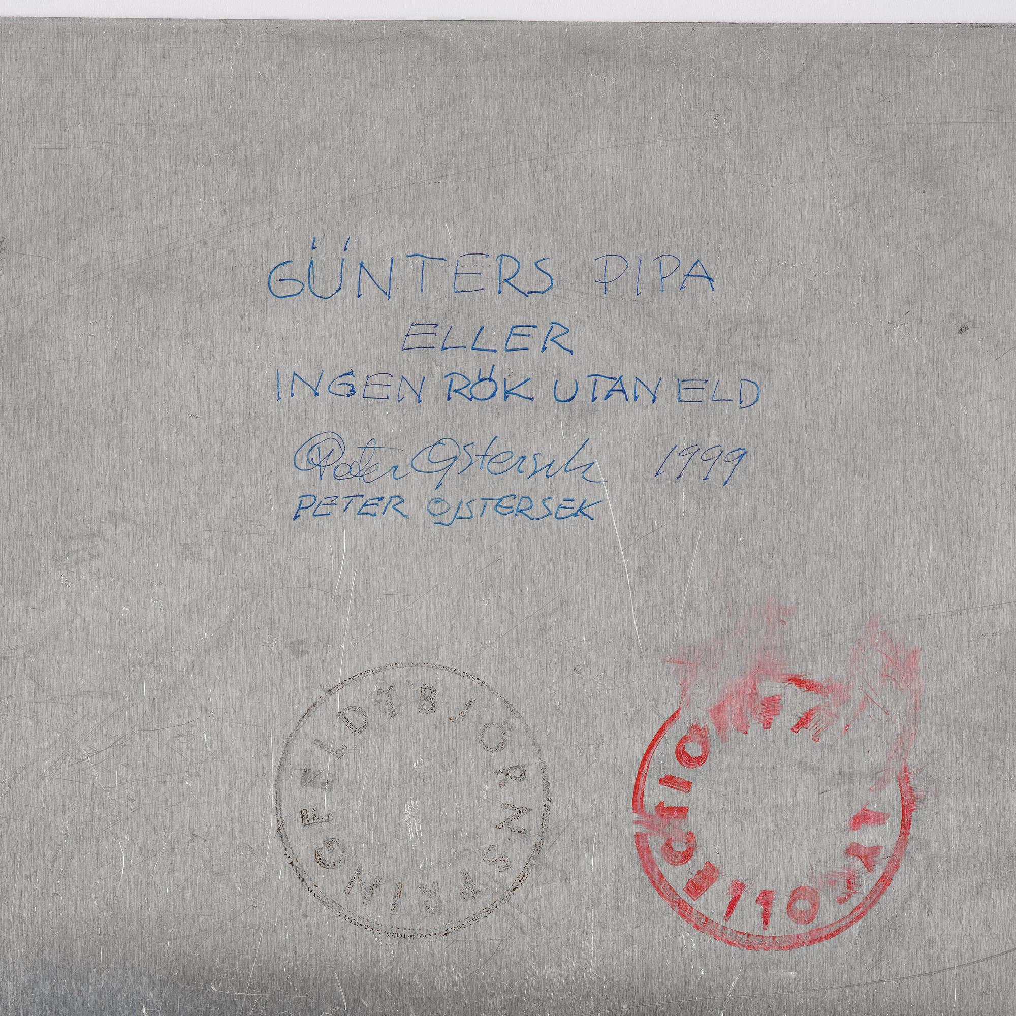 Peter Ojstersek, "Günters pipa eller ingen rök utan eld".