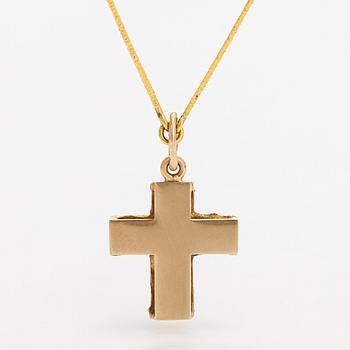 Björn Weckström, Halsband "Lappland kors", 14K guld. Lapponia 1976.