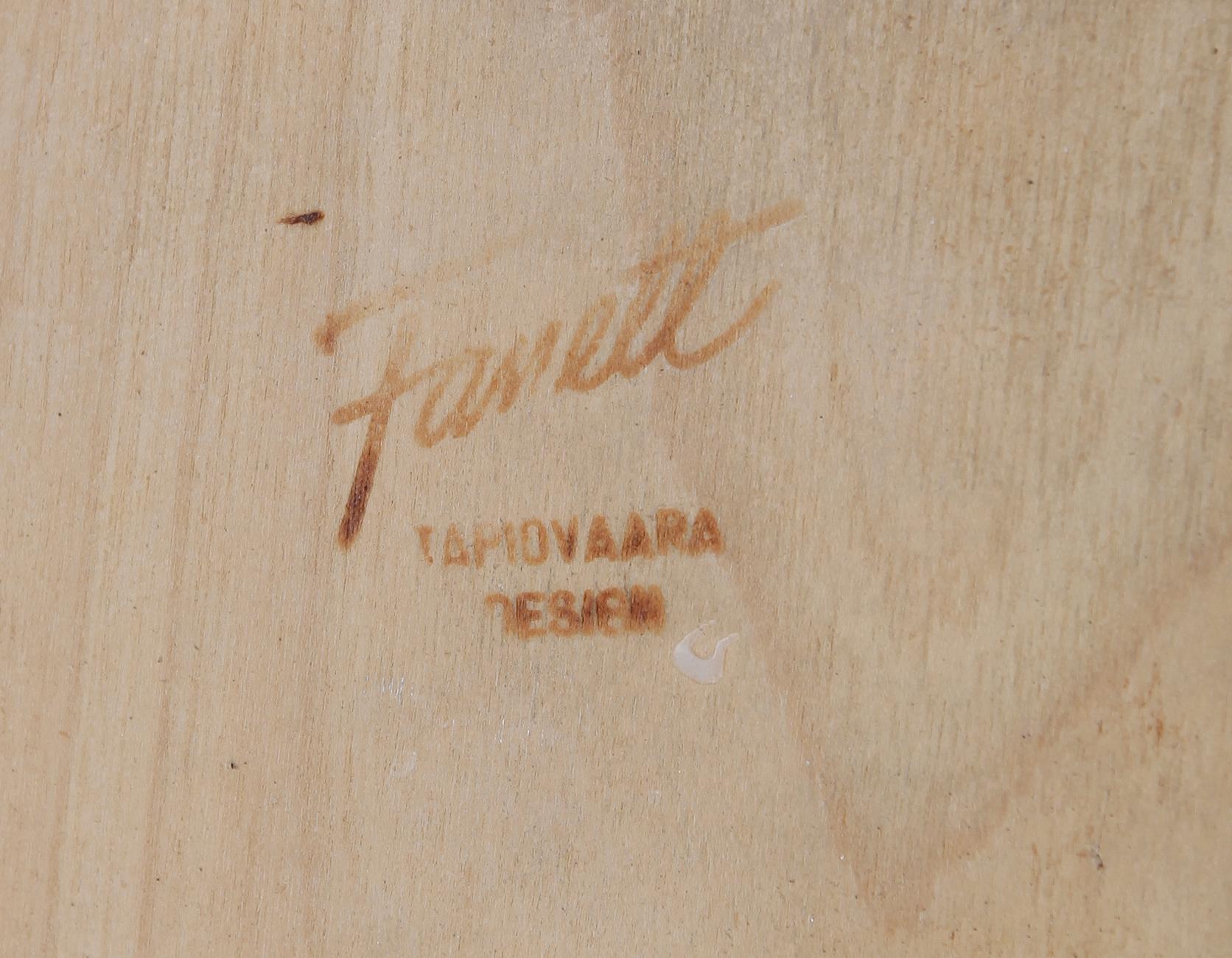 STOLAR, 4 st, "Fanett", Ilmari Tapiovaara, Edsbyverken, 1960-tal.