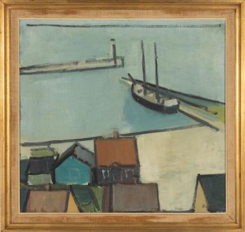 Gustav Rudberg, Harbour Scene.