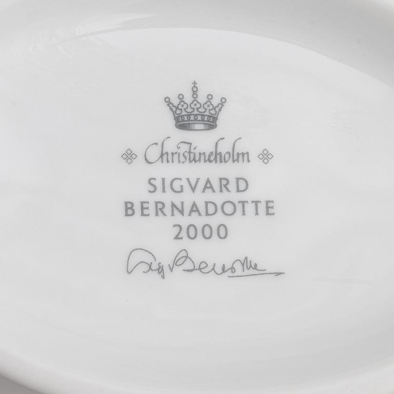 Sigvard Bernadotte, servis 55 dlr "Millennium-line Marianne", Christineholm, Fyrklövern.