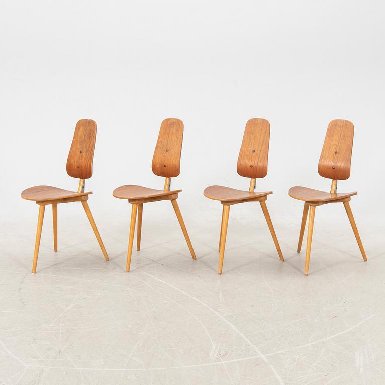 Bengt Ruda, chairs 4 pcs, "Grill/Tåga, IKEA, 1958-59.