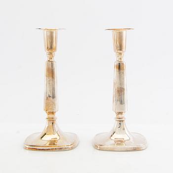 Candelabras 2 pairs silver 1966/67.