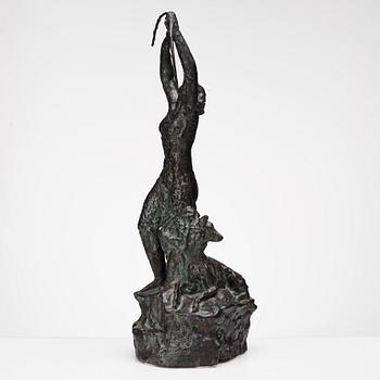 CARL FRISENDAHL, bronze sculpture, signed C. Frisendahl.