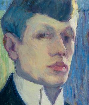 Jalmari Ruokokoski, Självporträtt.