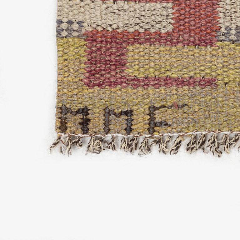 Märta Måås-Fjetterström, matta, "Röda Esset", rölakan, ca 261 x 201 cm, signerad MMF.