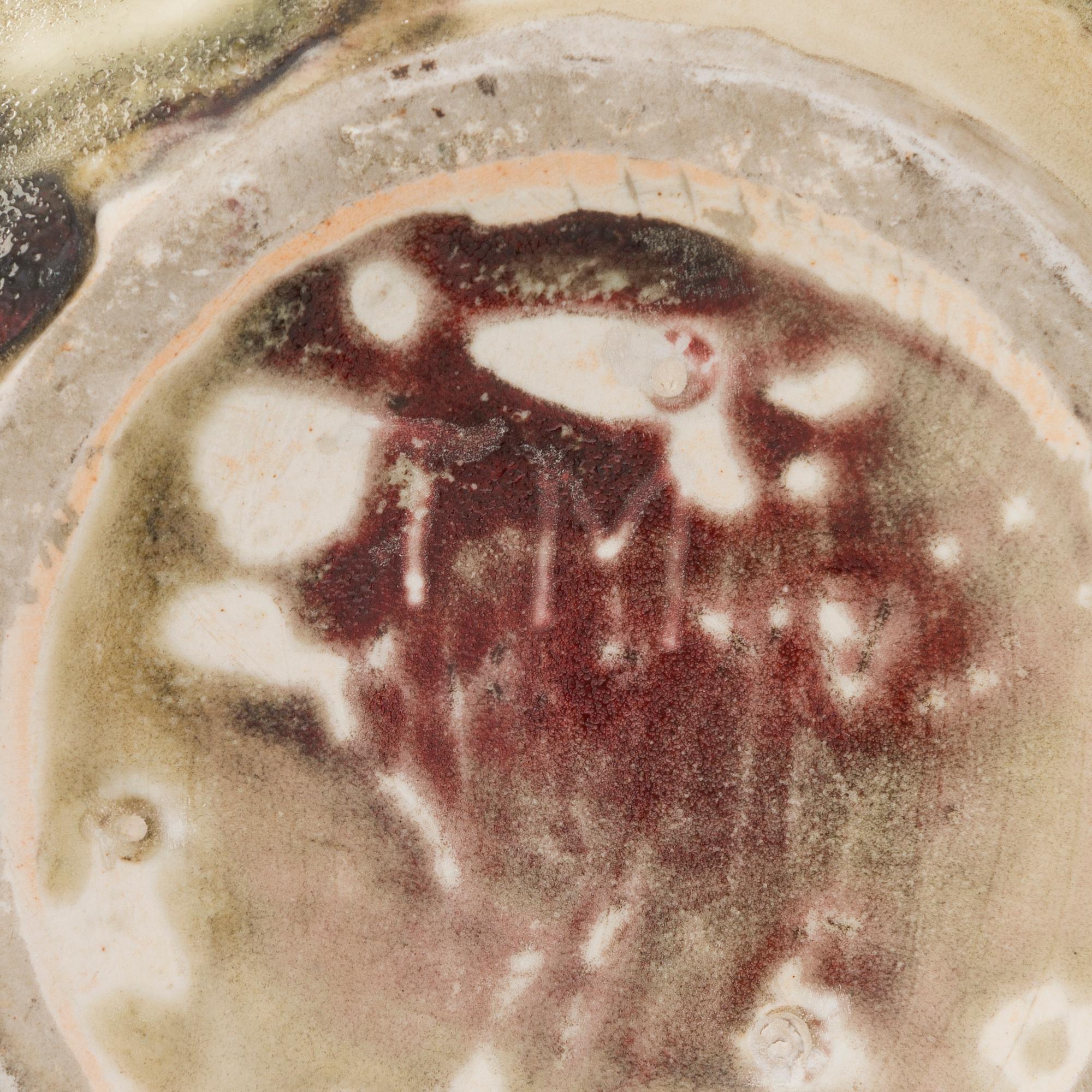 Toini Muona, A ceramic vase, signed TM.