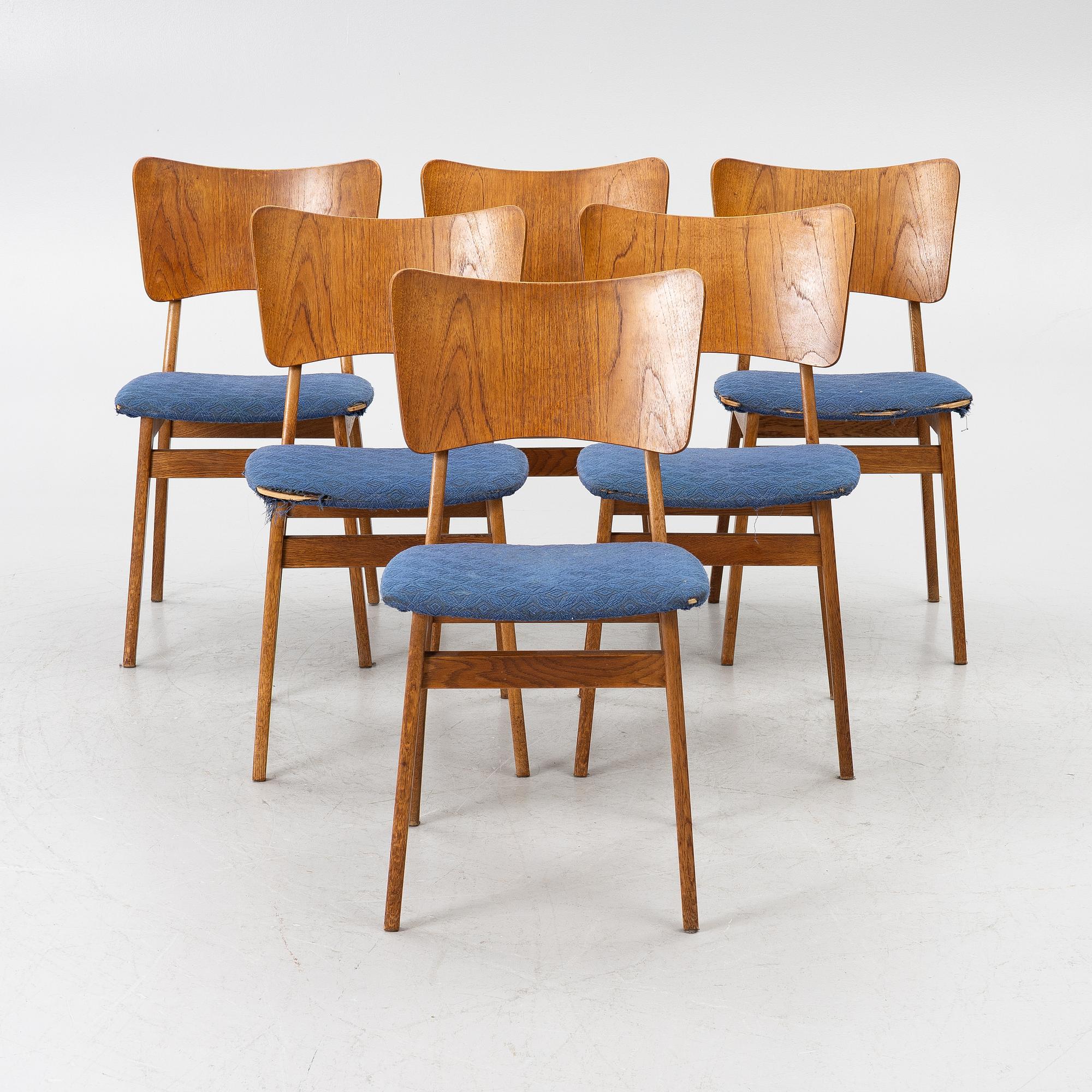 Ib Kofod-Larsen, Stolar, 6 st, 1960-tal.