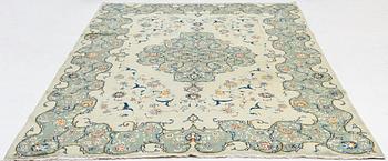 Carpet, Keshan, approx. 392 x 287 cm.