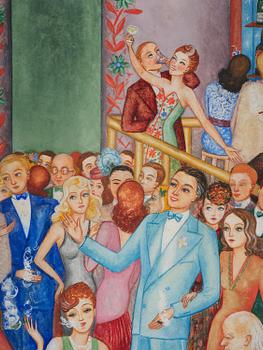 Ingrid von Dardel, Festive gathering.