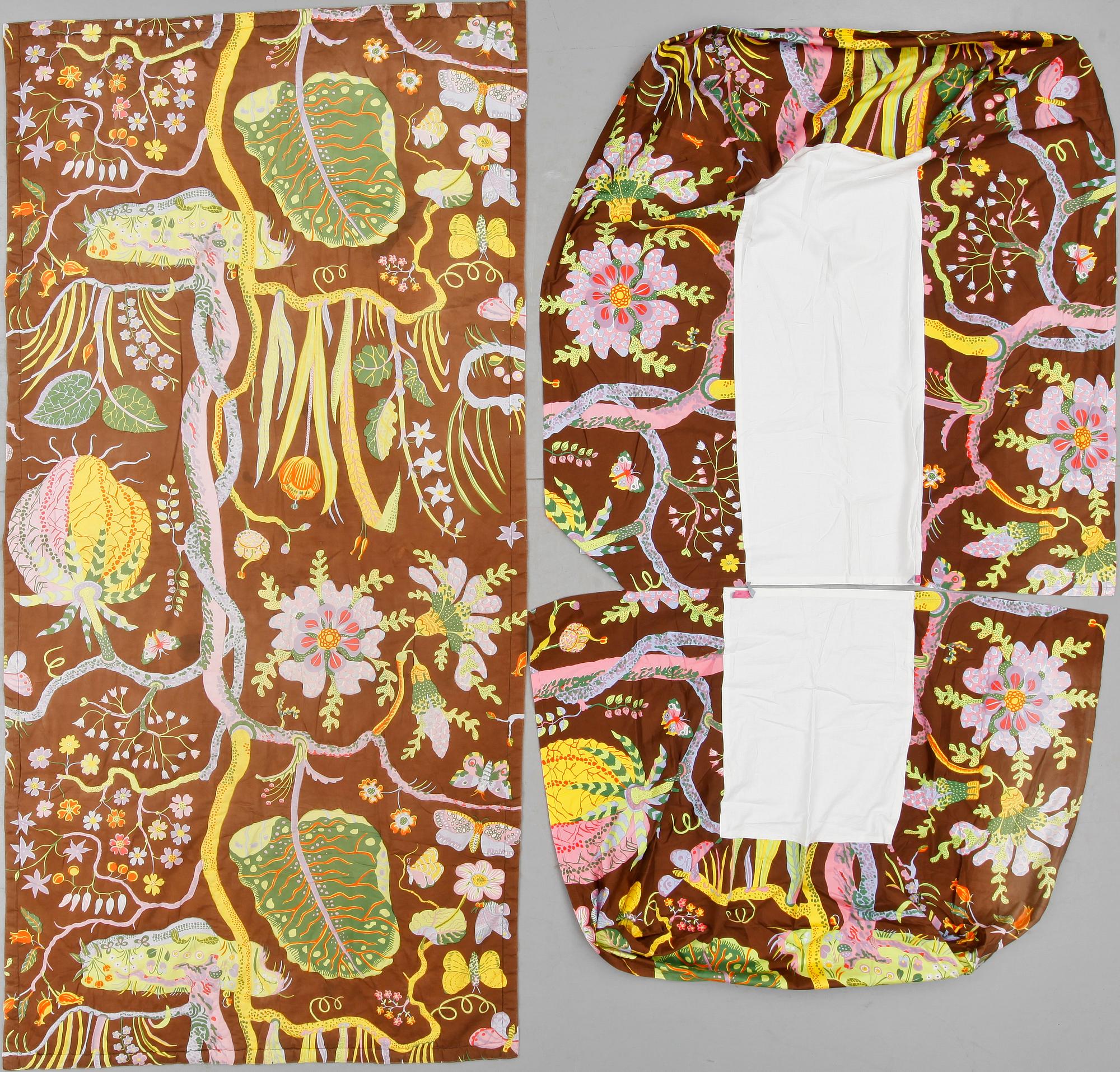 SÄNGÖVERKAST, "Hawaii", Josef Frank för firma Svenskt tenn.