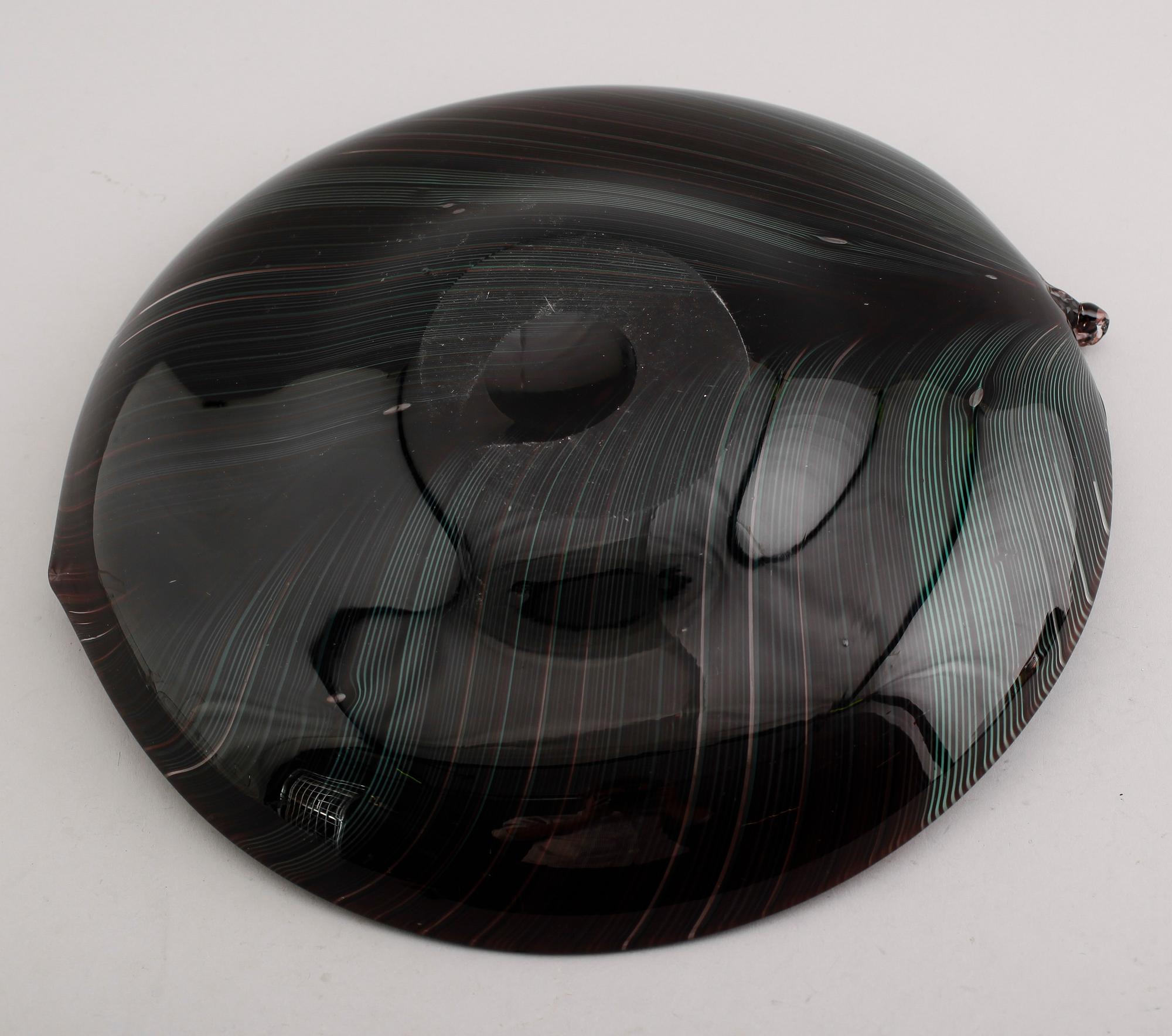 FAT, glas, Tyra Lundgren, signerad, Venini, Murano, Italien. formgiven 1938.