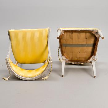 MYÖHÄISKUSTAVILAINEN GONDOLITUOLIPARI, noin 1800.