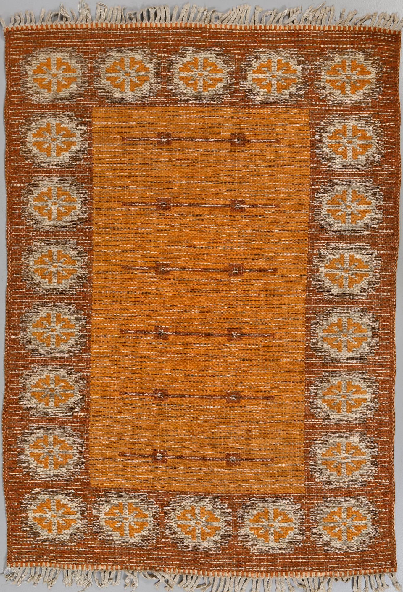 MATTA, dubbelväv, 1900-talets andra hälft, 192 x 140 cm.