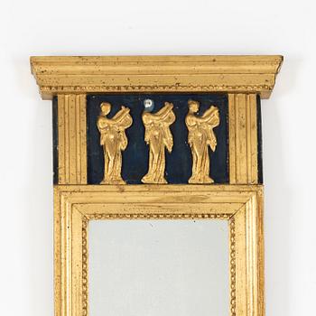 Spegel, sengustaviansk, omkring år 1800.