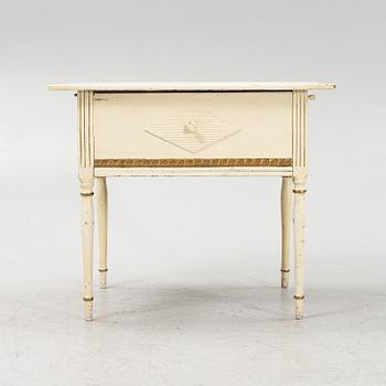 A Gustavian style table, 19th Century.