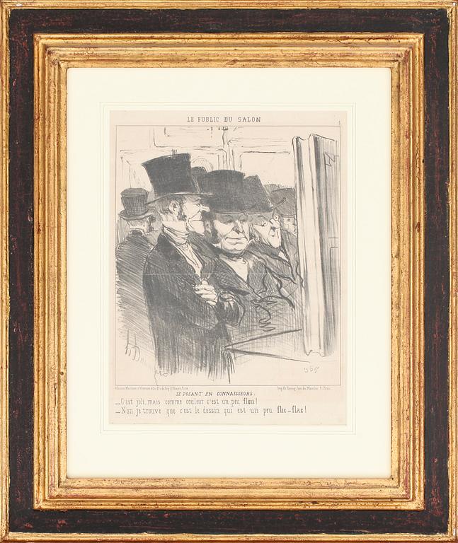HONORÉ DAUMIER, litografier, 3 st.