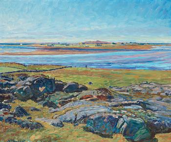 Nils Kreuger, "Getterön vid Varberg" (Landscape from Varberg).