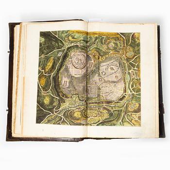 Biblia, Nürnberg 1662, med vackert bemålade gravyrer.