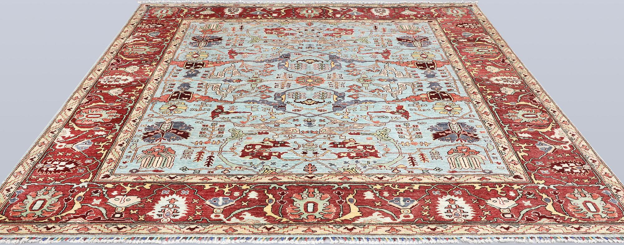 Matta, Ziegler design, ca 278 x 251 cm.