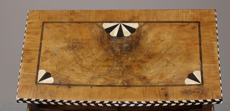 A German Rococo card table.