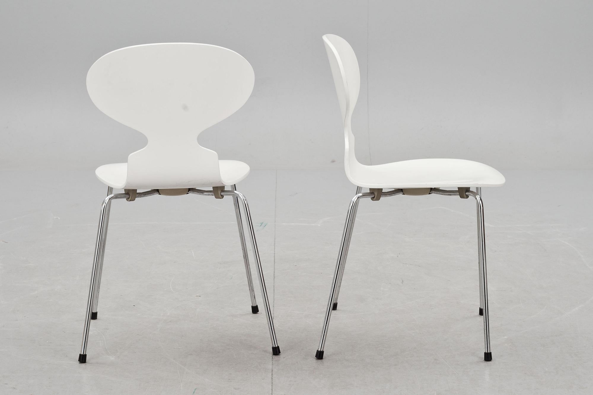 STOLAR, 4 st, "Myran", Arne Jacobsen, Fritz Hansen.