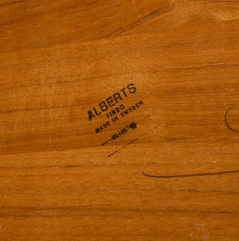 SOFFBORD, teak, Alberts, 1950/60-tal.