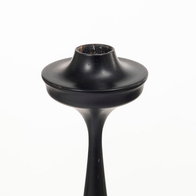 Laurids Lønborg, candlesticks, 3 pieces, Denmark, mid-20th century.