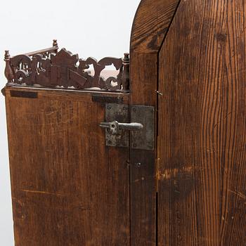 A late 19th century vanity table with stool, Russia.