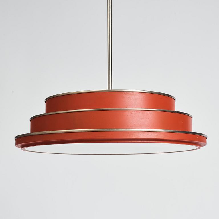 Erik Tidstrand, a ceiling lamp, model "28307", Nordiska Kompaniet, 1930s.