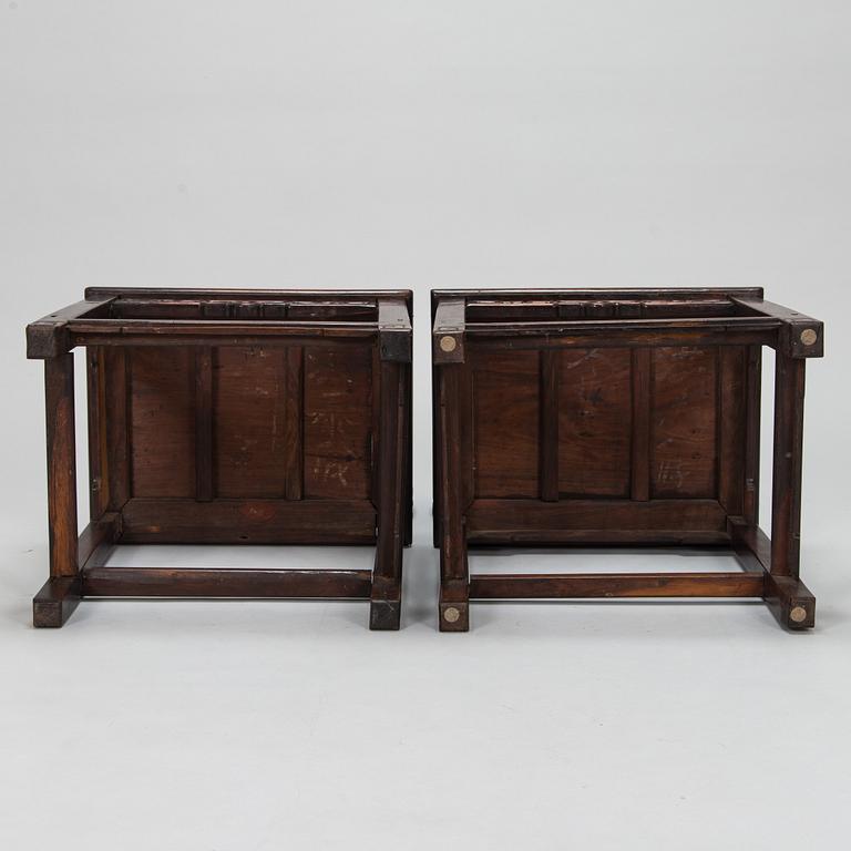 Stolar, ett par Kina 1900-tal.