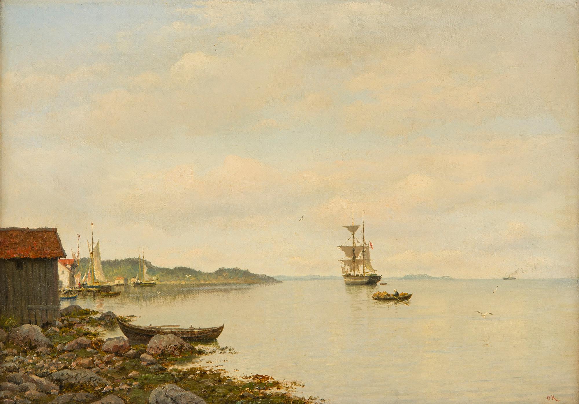 Oscar Kleineh Evening in the Harbour.