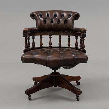 a english style desk chair from the second half of the 20th century.