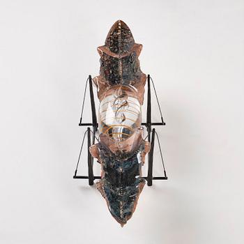Bertil Vallien, a unique "Precious Cargo" sand-cast glass sculpture of a boat, Kosta Boda, Sweden, 1987.
