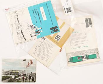 SOUVENIRER, 10 delar, Helsingborgsutställningen H55, 1955.