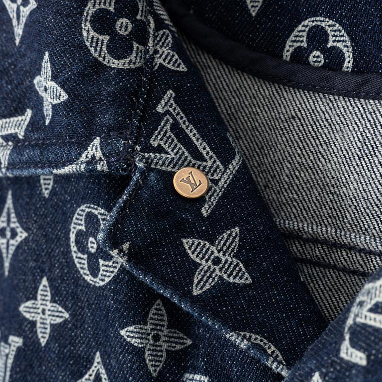 Louis Vuitton, a 'Monogram Denim Jacket', size 52.