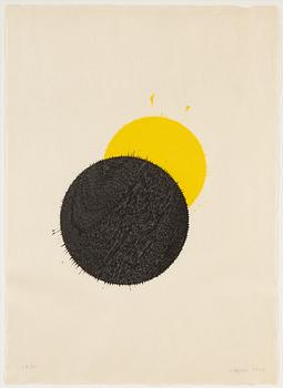 Joel Shapiro, woodcut in colours, 1990, signed 18/40.