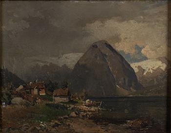 Georg Anton Rasmussen, Fjord Landscape.