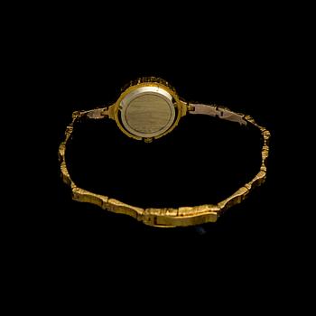 BJÖRN WECKSTRÖM, A WRISTWATCH Coco, 14K gold, Lapponia 1983.